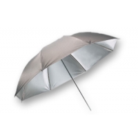 Menik SM-04 Paraplu wit/zilver 109 cm